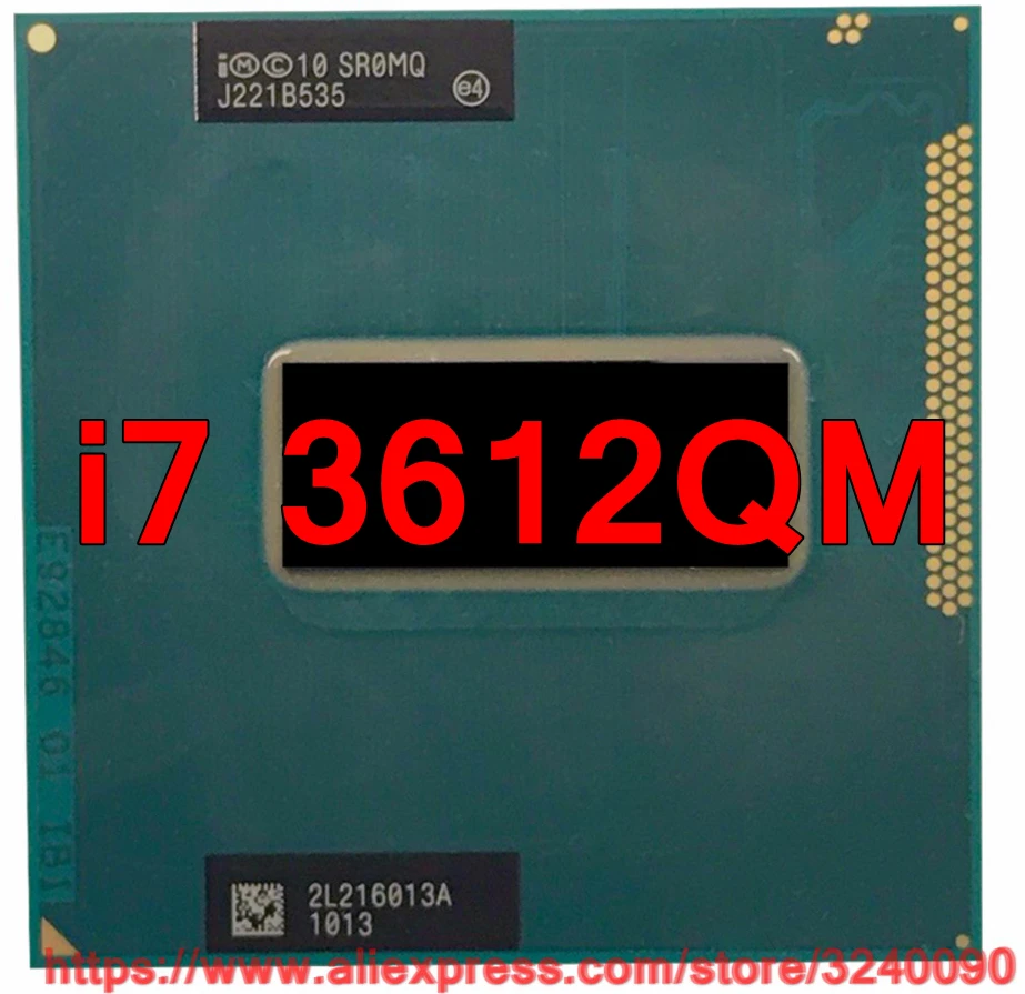 Оригинальный процессор Intel Core i7 3612qm SR0MQ (6 Мб кэш/2 1 ГГц/четырехъядерный) i7-3612qm для