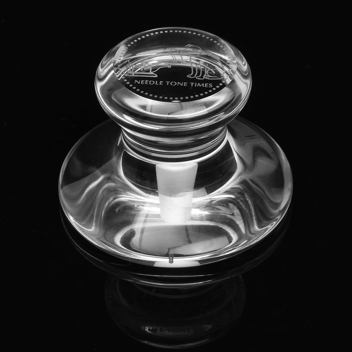

LEORY 1PCS Crystal Disc Stabilizer LP Vinyl Turntable Clamp 500g 90mm For Turntable Converter Vinyl Record Turntable Player