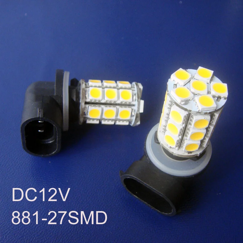 

High quality 12V 5W 881 Led bulbs lights lamps Led Car 12v 881 Auto Led Fog Lamps free shipping 10pcs/lot