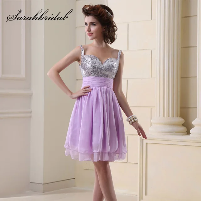 Cheap Short Prom Dresses In Stock With Silver Sequin Bodice Chiffon Knee Length Spaghetti Strap Graduation Gala Party OS016-in Prom Dresses from ... Cheap Short Prom Dresses In Stock With Silver Sequin Bodice Chiffon Knee Length Spaghetti Strap Graduation Gala Party OS016-in Prom Dresses from ...