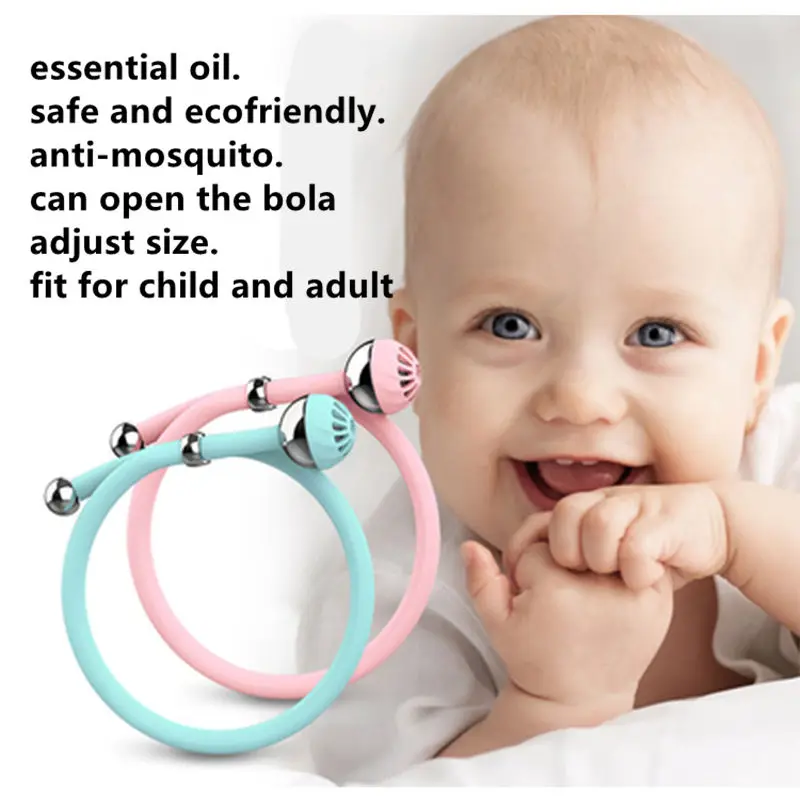 

unllks new design essential oil anti-mosquito bracelet adult outdoor children couple silicone slap diffuser bracelets