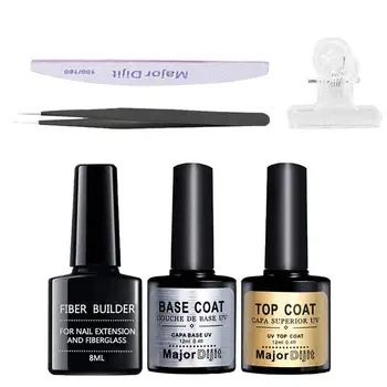 

Gel Nail Polish UV Extension Gel Kit Transparent Soak Off Primer Gel Polish Gel Lacquer Nail Art Manicure Extension Glue Set