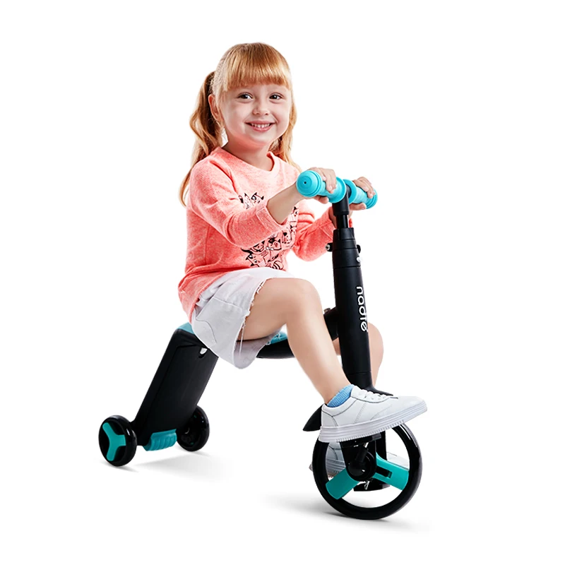 Три-в-одном детская kick скутер детский трехколесный велосипед Скутер детские многофункциональные скейтборд для детей