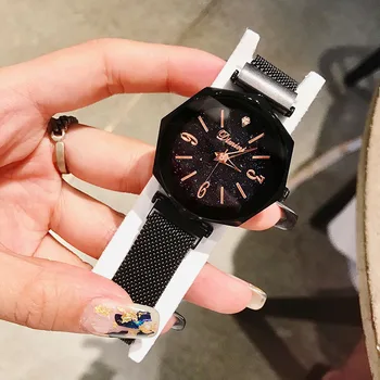 

2019 Ladies Woman Wrist Watches Starry sky Clock Women Watches Luxury Brand Zegarek Damski Female Lady Watches Relogio Feminino