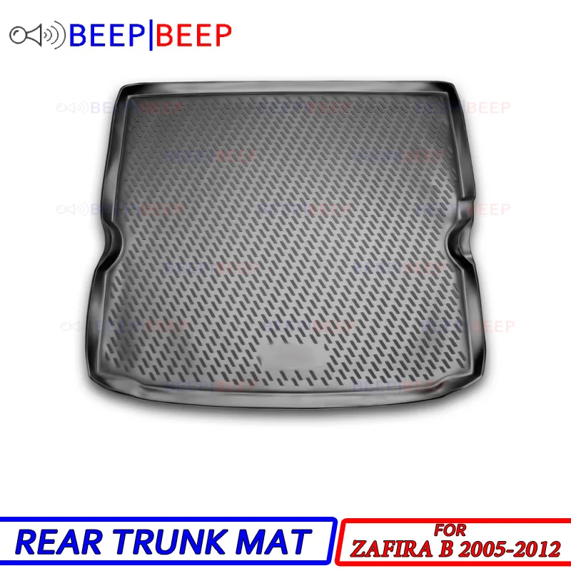 Для Opel Zafira B 2005-2012 коврик для багажника автомобиля задний внутренний багажник