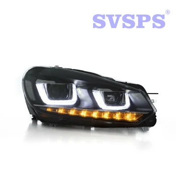 

High Quality Car Styling Left Right Headlight Head Lamp With Xenon For Volkswagen Golf 2010-2012