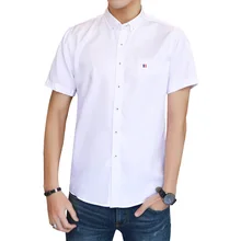 Летняя мужская рубашка с коротким рукавом Мужская Корейская Повседневная белая рубашка одежда Camisa Social Feminina Masculina Camisas Para Hombre