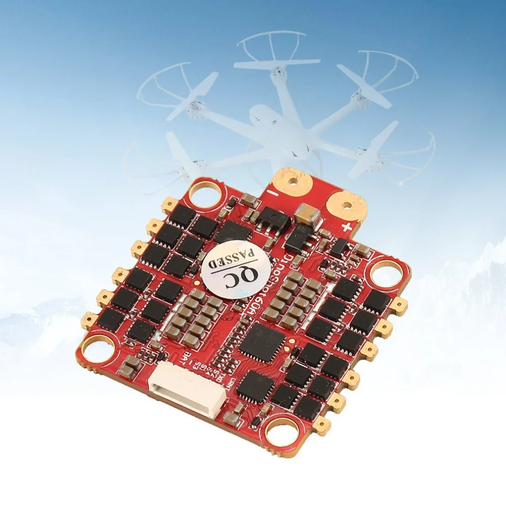 HGLRC Titan Plus F460 стек AIRBUS F4 Контроллер полета FC OSD & Dinoshot1200 60A Blheli_32 ESC для RC гоночного