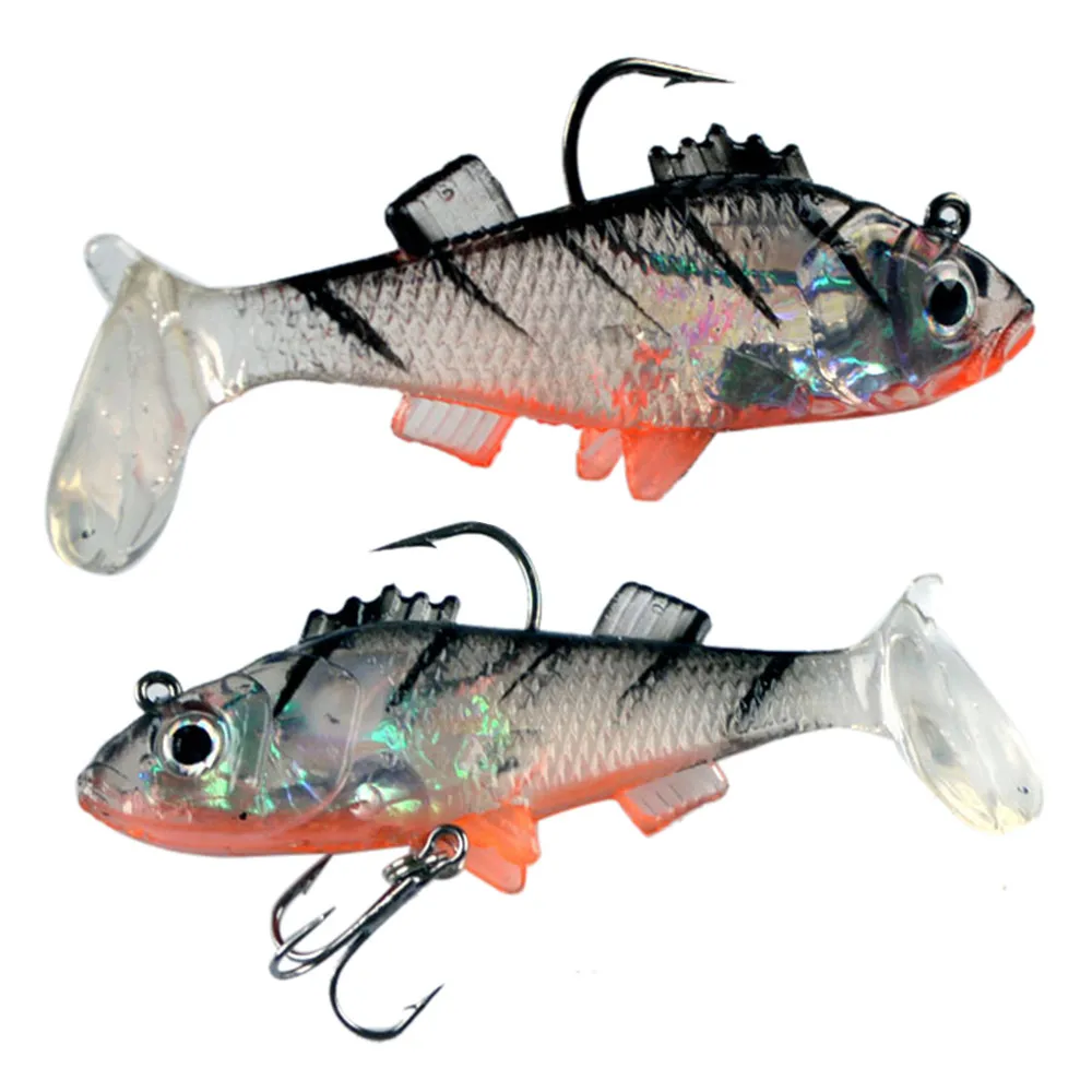 

2PC Fishing Lure CarpFishing Tackle SiliconeBait FishyAttractant Soft Lure With Hard Bait for Sea Carp Fishing