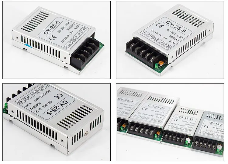 ac в dc 5 В 5a преобразователь/Постоянное напряжение Импульсный источник питания 25 Вт 12 В 2a/24 В 1a/5 вольт 5 ампер smps схема