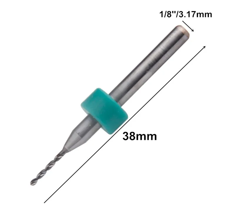 10 шт./компл. мини Бурильные долото печатной платы Распечатать платы Карбид Micro Бурильные долото S 0.3-1.2 мм ручная гравировка дрель