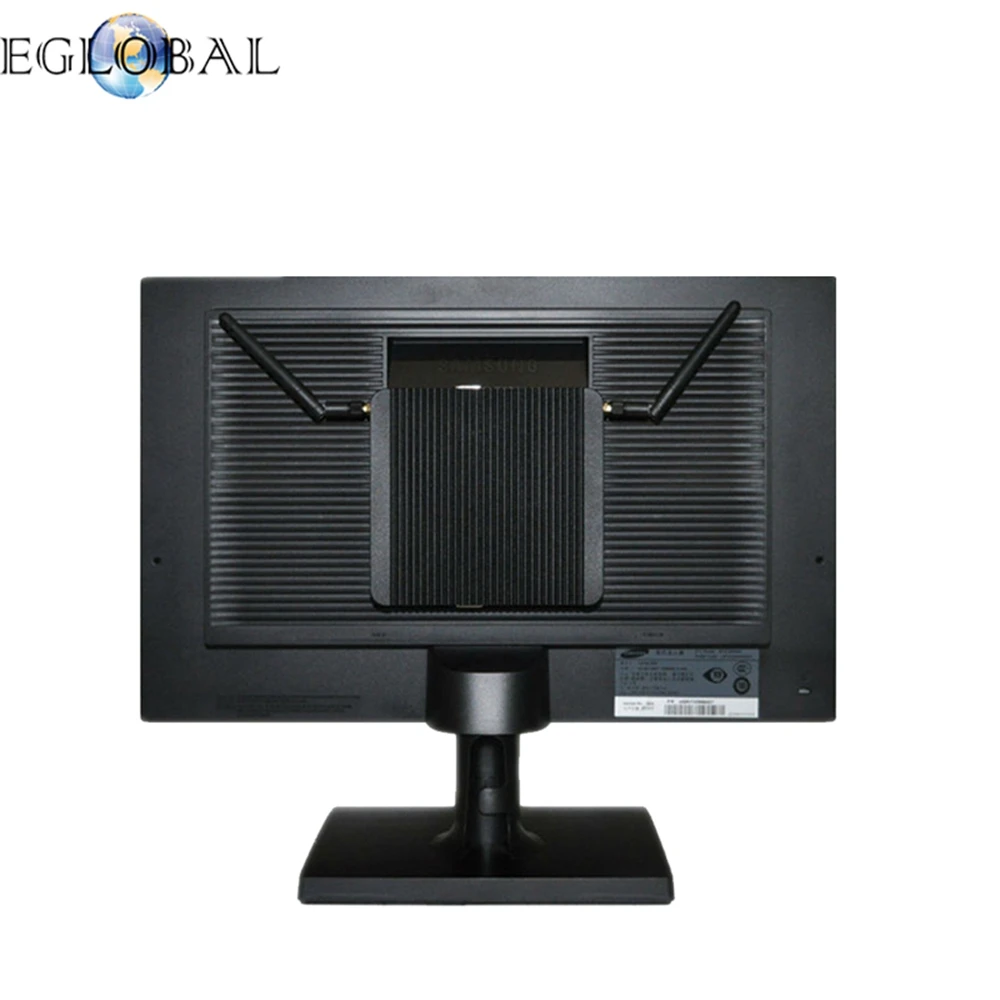 Eglobal лучший маленький ПК intel Nuc Четырехъядерный 4 * Gigabit LAN безвентиляторный мини bay