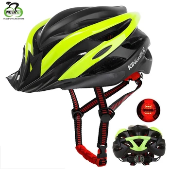 

Mountain Bike Helmet Ultralight Bicycle Helmet With Rear Light MTB Road Bike Detachable Visor Cycling Safety Helmet Men Women
