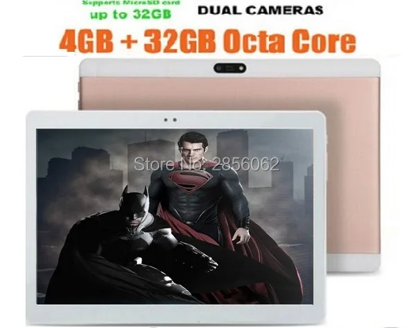 DHL Free 10 inch 3G Tablet PC MTK8752 4GB RAM 64GB ROM Octa Core Dual SIM 1280*800 IPS 5.0MP Tablets 10 + Gifts