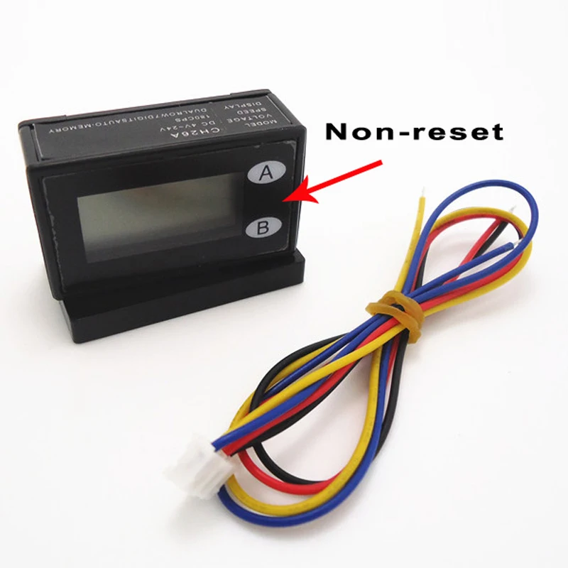 

CH-26B 7 digits LCD Non-resettable coin meter counter arcade slot mech free shipping with tracking number
