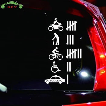 

25*15cm Car Styling Collision Accident Glue Sticker Auto Decor Decal For Yamaha Nissan BMW Hyundai Suzuki Honda ford Jeep ISUZU