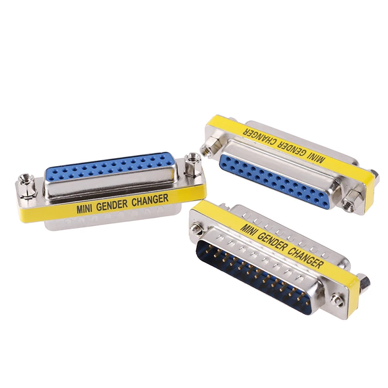

DB9 D-Sub 9pin / 25pin Connectors Mini Gender Changer Adapter RS232 Serial Connectors