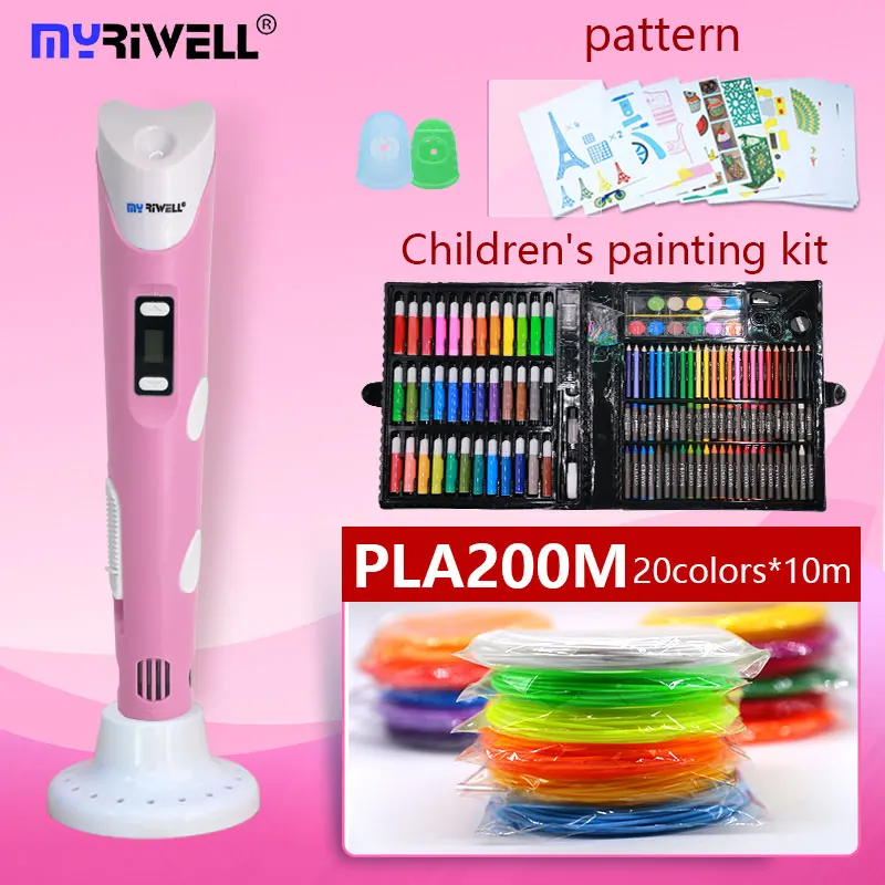 

3D PEN + Brush Collection+pattern