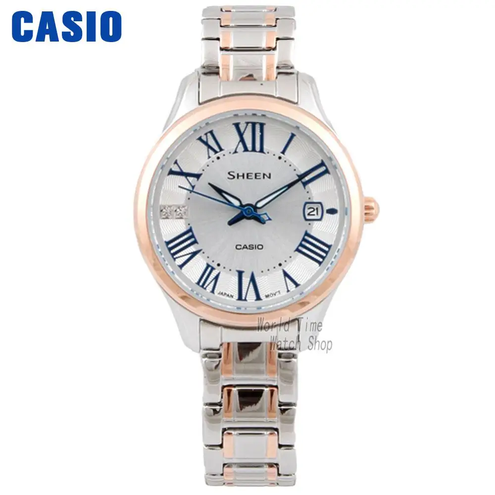 CASIO watch fashion ladies watch waterproof quartz watch SHE 4050SPG 7A