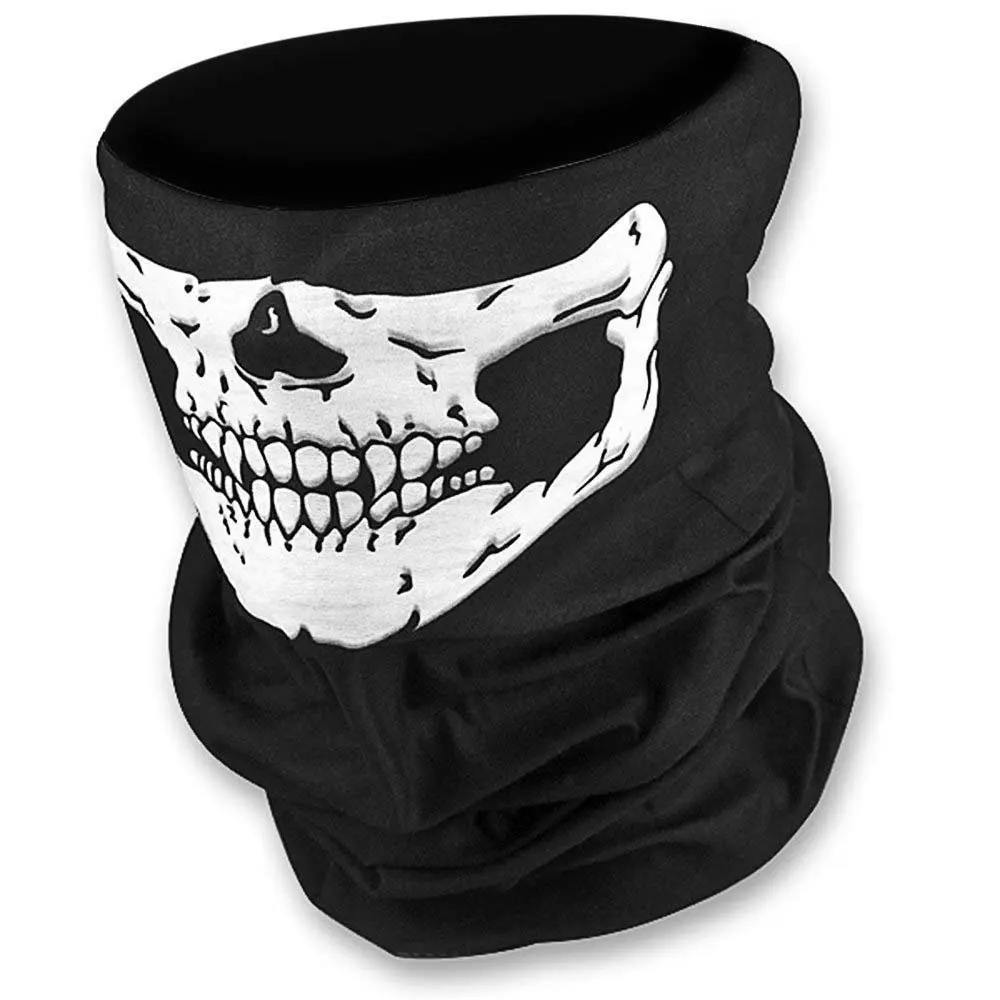 

Motorcycle Bike Multifunctional Tubular Skull Headwear Mask Scarf Full Face Balaclava Neck Snood Ski