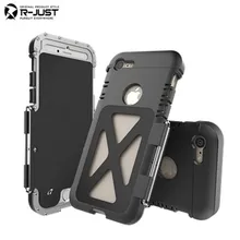 R-JUST бронированный King металлический флип-чехол из нержавеющей стали для IPhone 7 Plus 7 6 6 S 6 S Plus мощный противоударный защитный чехол
