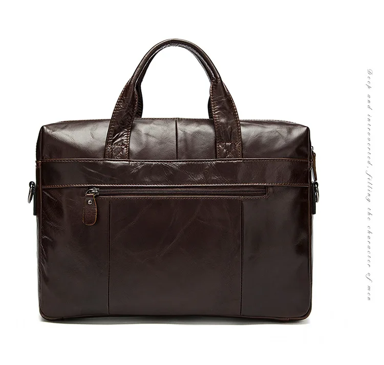 Брендовая деловая сумка для ноутбука из натуральной коровьей кожи, 14 дюймов, мужская сумка через плечо, bolsa maleta, простая известная, черного и коричневого цвета