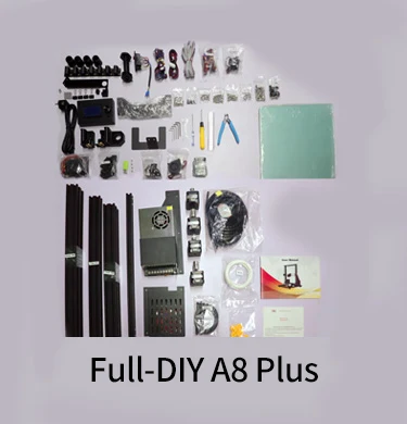 Anet A8 Plus улучшенная версия DIY 3d Принтер Высокоточный металлический Настольный Impresora 3d принтер 300x300x350 мм PK Anet A8 - Цвет: Full-DIY A8 Plus