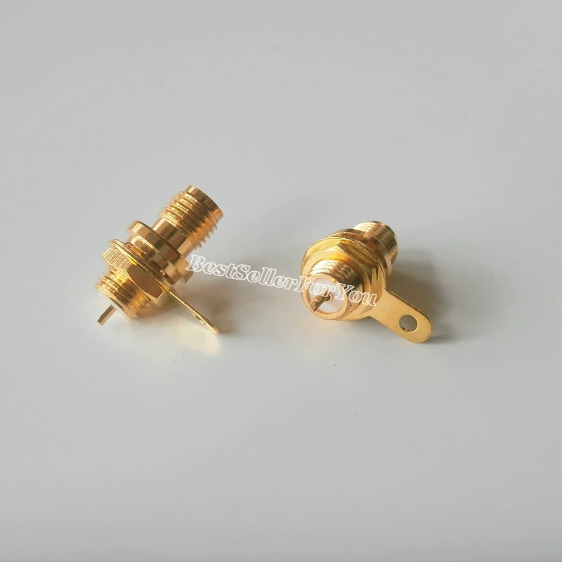 Connettori SMA Femmina Connettori SMA Jack Montaggio A Pannello - 10 Pezzi, Con Dado, Per Antenne, Radiofrequenza, Progetti Elettronici Connettore SMA Femmina Montaggio Pannello 10 Pezzi - Foto 5