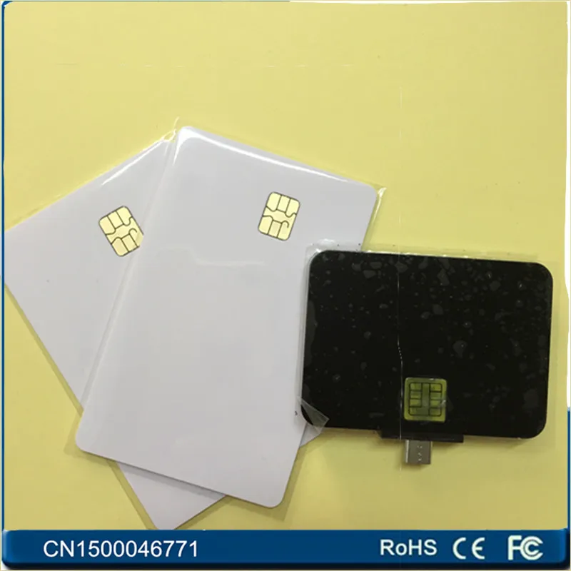 Программист EMV Micro USB OTG Смарт IC Card Reader & Writer # N88 Для Android Мобильные Телефоны С 2 ШТ.