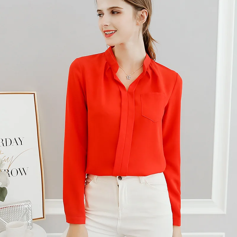 White polyester blouse Clearance