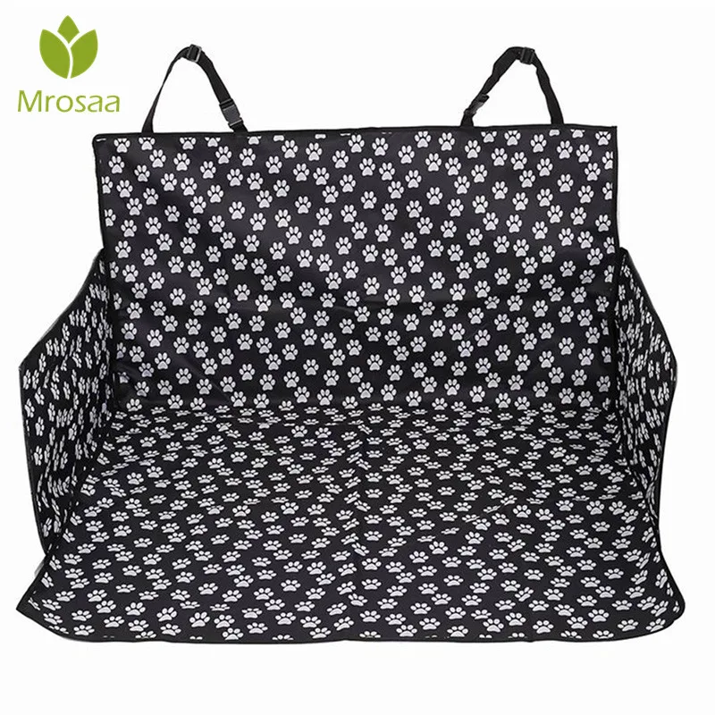 

Mrosaa Pet carriers for Dogs Two-seater pet Mats Covers Waterproof Pets Back Bench Car Seat Hammock Cushion Protector Blanket