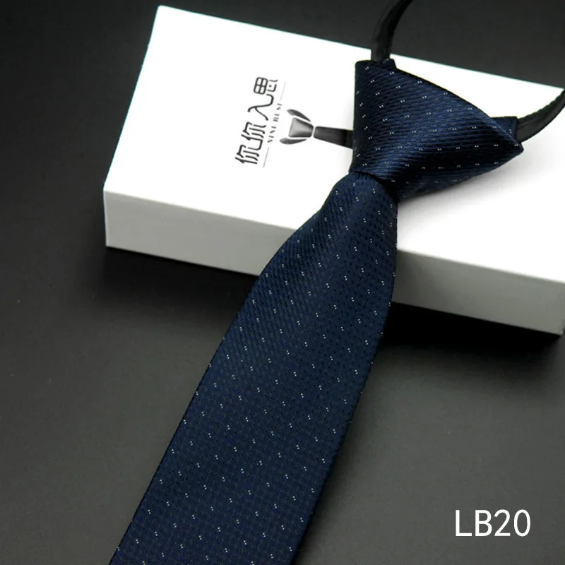 Мужской галстук на молнии, галстук для ленивых, модный, 5 см, деловой галстук для мужчин, галстук для ленивых, легко тянет веревку, галстук для свадьбы, 1200, вязка, плотность - Цвет: 13