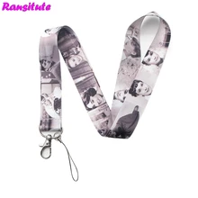 Ransitute R355 ключи Одри Хепберн ID карты ТРЕНАЖЕРНЫЙ зал Мобильный телефон ремни USB держатель Бейджа DIY телефон повесить веревку ремешок