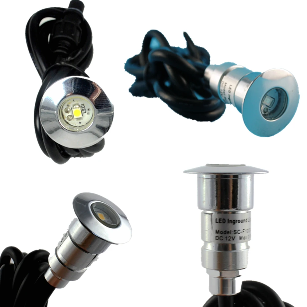 6pcs set inserting floor ground led inground lighting lamp for