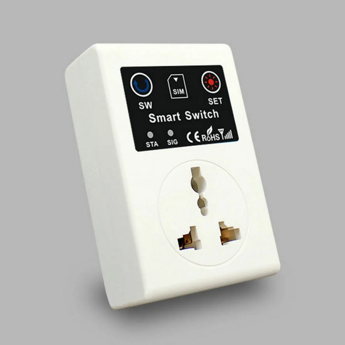 MAIF Newest 220V Phone RC Remote Wireless Control Smart Switch GSM Socket Power EU UK Plug for Home Household Appliance MAIF Newest 220V Phone RC Remote Wireless Control Smart Switch GSM Socket Power EU UK Plug for Home Household Appliance