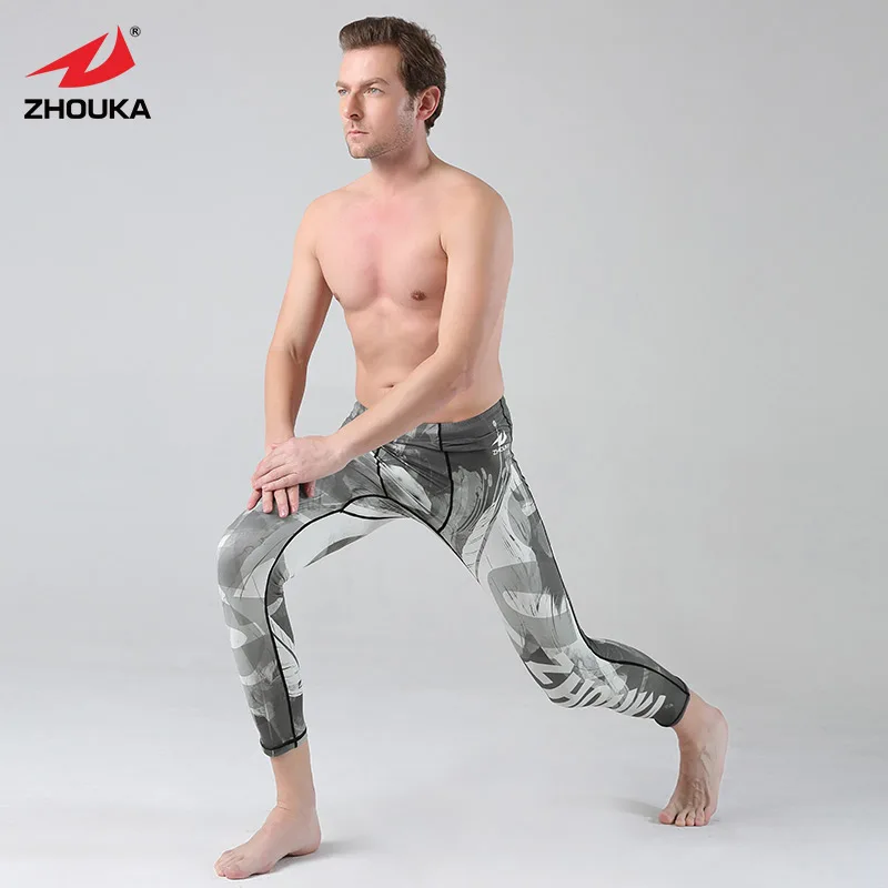 

Fashion Mens Tights Compression Leggings Long Pants For Running Yoga Breathable Quick Dry Calzas Hombre Mallas Fitness Mujer