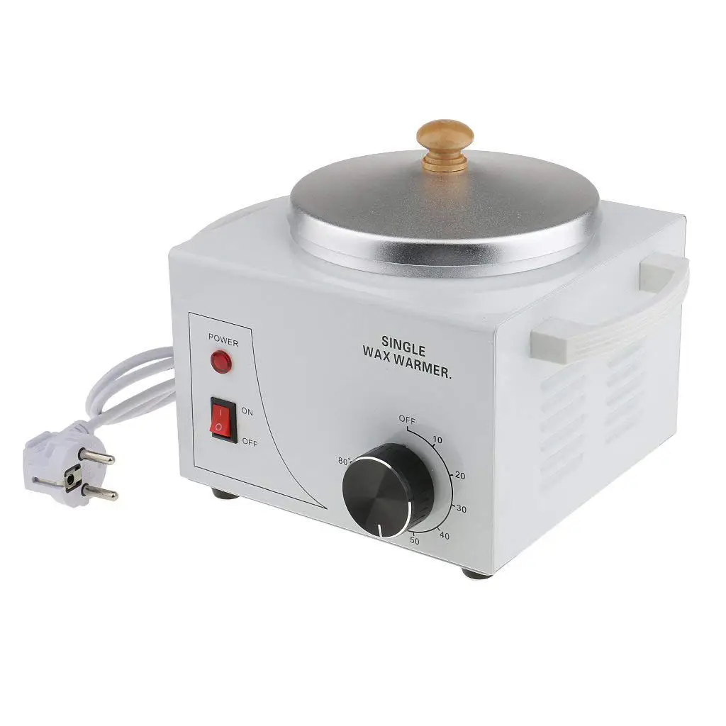 Single Pot Metallic Electric Waxing Machine Hot Paraffin for Professional Salon - EU Plug | Бытовая техника