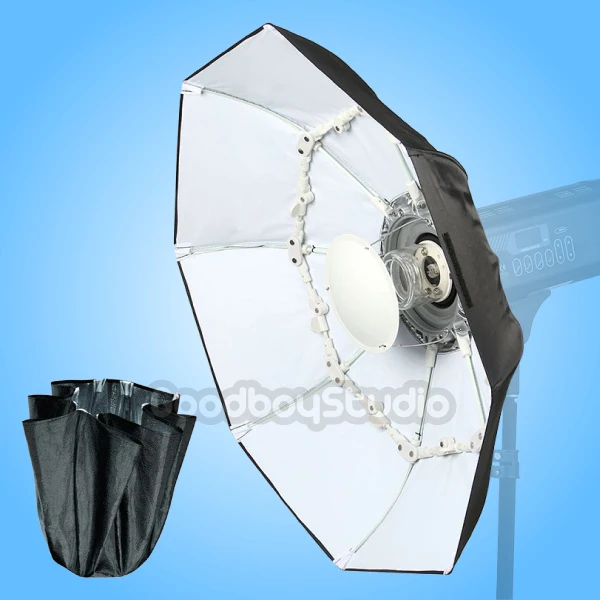 

70cm / 27" WHITE Portable Collapsible Beauty Dish Softbox with Balcar / Alienbees / Einstein Mount for Studio Flash Strobe