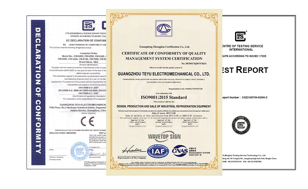 Aubalasti S& A CW3000 промышленный охладитель воды для 1,5 кВт шпиндели ЧПУ использовать для ЧПУ гравер резки