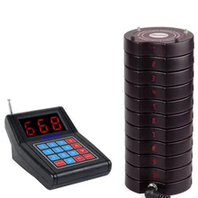 Ресторан пейджер Беспроводная система подкачки очередей гость вызов официанта для обслуживания столика 999 канала пейджеры с подставкой для фаст-фуд кафе магазин