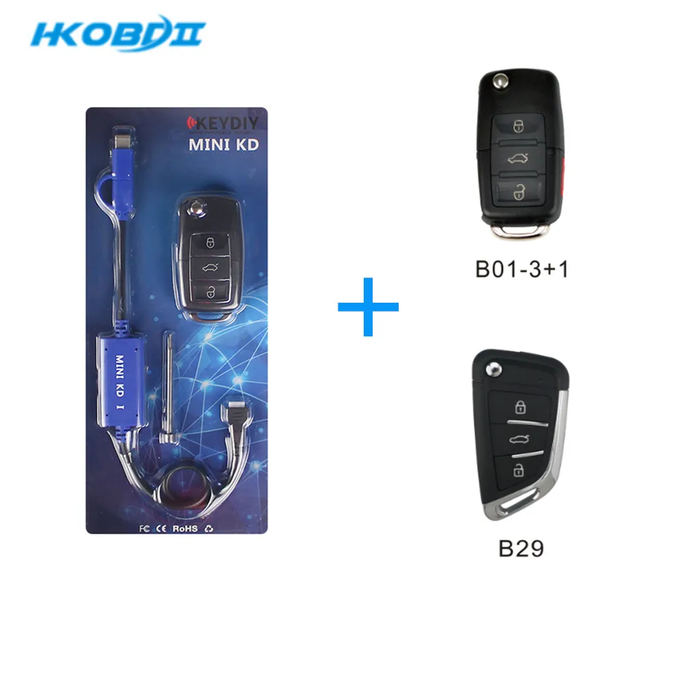 

KEYDIY Mini KD Key Generator Remotes Warehouse in Your Phone Support Android Make More Than 1000 Auto Remotes + B series remote