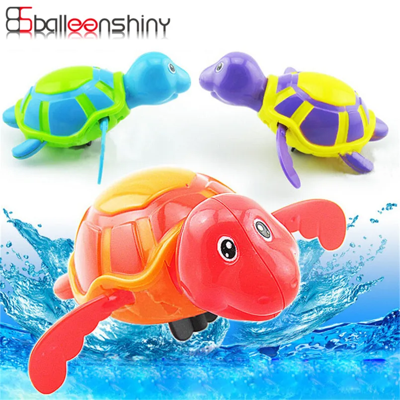 1pcs Mini Bath Toy Funny Colorful Clockwork Toy font b Baby b font Kid Tortoise Wind