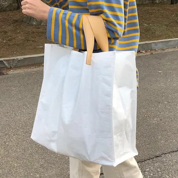 

South Korea East Gate New Ins Super Hotbag Woven Leisure Baitao Shopping Bag Women's Bag Handbag