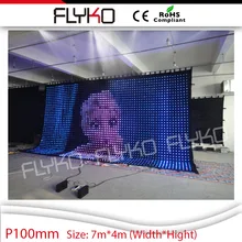 Светодиодные части светодиодные дисплеи экраны led видео занавес