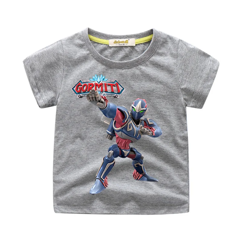 

2019 New Games Gormiti T-shirts For Kids Summer Clothing Child Short Sleeve Tshirts Tee Top Kids Cotton Casual T Shirts WJ198