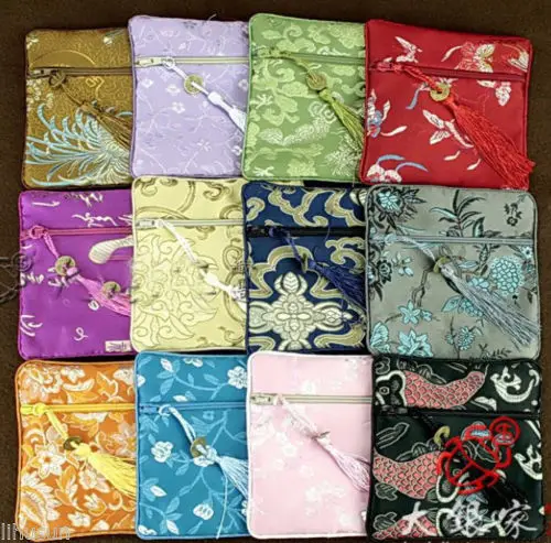 Wholesale 30pcs Chinese Vintage Handmade Silk Gift Bags Pouch Coin Purse | Дом и сад