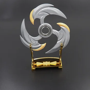 

Hero alliance LOL weapon modelMetal bearing rotating darts,shuriken,Children's toys - knife. Gifts for children.