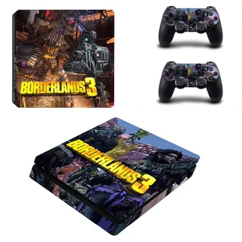 

New Borderlands 3 PS4 Slim Skin Sticker For Sony PlayStation 4 Console and 2 Controller PS4 Slim Skins Stickers Decal Vinyl