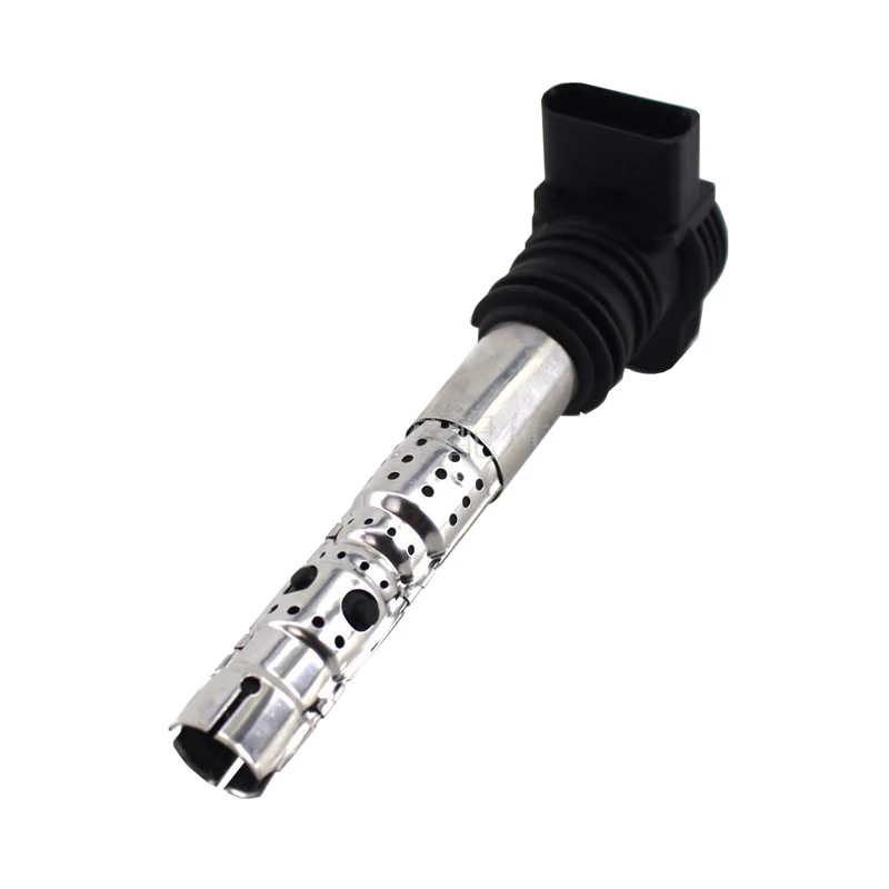 JEAZEA Новая черная катушка зажигания подходит для 1 8 T Audi A6 C5 A4 B6 B7 VW Passat B5 06B905115 R 06B 905
