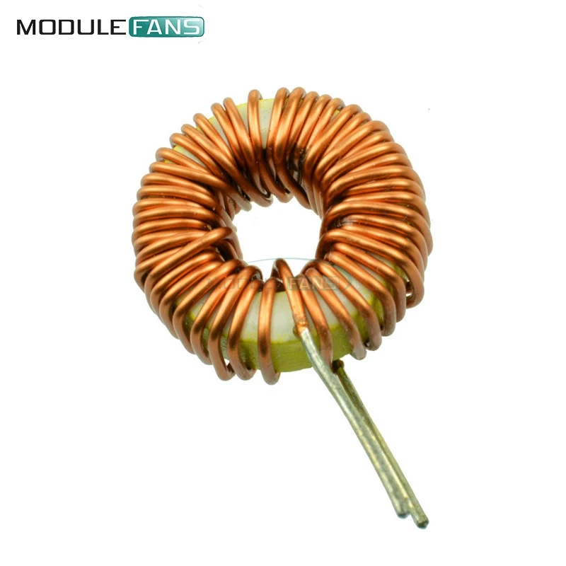 

5Pcs Toroid Core Inductors Wire Wind Wound for DIY mah--100uH 6A Coil